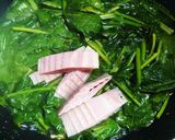 ほうれん草とベーコンのガーリック炒め作り方8写真