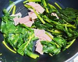 ほうれん草とベーコンのガーリック炒め作り方10写真