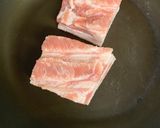 土鍋で作る柔らか豚の角煮　黒酢をきかせて作り方3写真