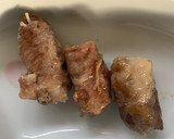 【まさかの】豚コマ肉で〜エノキ巻き作り方5写真