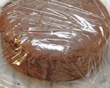 カシスとチョコの4段ネイキッドケーキ作り方28写真