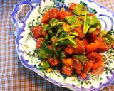 つまみ菜とケッパーのアヒポキ作り方9写真