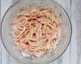 簡単!ランチに♪ツナ缶のケチャマヨうどん作り方4写真