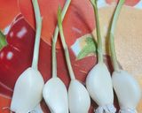 スプラウトにんにく炒め作り方1写真