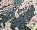ケールとベーコンの炒め物作り方3写真