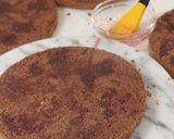 カシスとチョコの4段ネイキッドケーキ作り方36写真