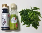 胡麻油香る*菜の花*ぴりっとからし和え作り方1写真