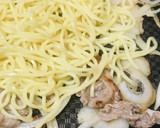 豚肉のあっさり系オイスターソース焼そば作り方2写真