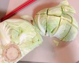 やみつきキャベバラ炒め♪作り方1写真