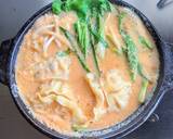 坦々風餃子鍋 & 〆の坦々麺作り方9写真