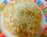 コーン炒飯～チーズのせ～作り方4写真