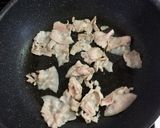 新玉ねぎと豚バラ肉の梅肉炒め作り方3写真