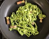 クレソンのジェノベーゼ米粉パスタ作り方5写真