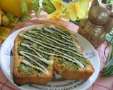 抹茶ｄｅ大葉＆マヨトースト作り方4写真