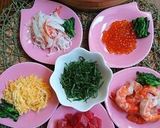 華やかちらし寿司作り方10写真