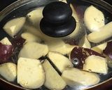 弁当♡おやつ♡素朴なさつま芋の黒糖煮作り方2写真