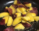 弁当♡おやつ♡素朴なさつま芋の黒糖煮作り方4写真