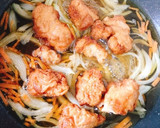 簡単★唐揚げ丼★卵とじ作り方2写真