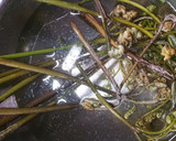 わらびと厚揚げの煮付け作り方1写真