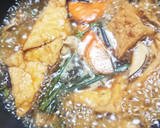わらびと厚揚げの煮付け作り方14写真