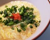 ふわとろ卵と明太子のうどん作り方6写真