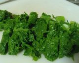 簡単に作れる‥「わさび菜の胡麻和え」作り方3写真