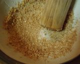 簡単に作れる‥「わさび菜の胡麻和え」作り方4写真