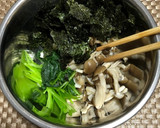 三つ葉としめじの和え物作り方5写真