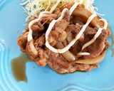 豚こまと玉ねぎの甘辛生姜焼き。作り方4写真