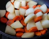 大根&人参&豚バラ肉のほっこり煮物作り方8写真