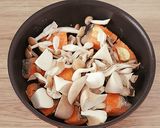 鮭と3種のきのこの甘辛丼作り方7写真