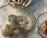 エビチリ卵丼作り方1写真