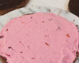 カシスとチョコの4段ネイキッドケーキ作り方41写真