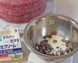 カシスとチョコの4段ネイキッドケーキ作り方49写真