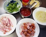 簡単！ウインナーのトマトソース☆リゾット作り方1写真