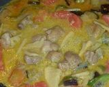 夏野菜がいっぱい♪タイカレーのフォー作り方9写真