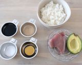 超簡単♡まぐろアボカド丼作り方1写真