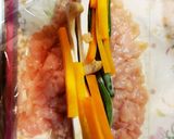 簡単ヘルシー☆鶏胸肉の蒸し野菜巻き作り方2写真
