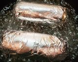 簡単ヘルシー☆鶏胸肉の蒸し野菜巻き作り方4写真