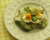 新じゃがとチキンのアボカドバジルサラダ作り方7写真