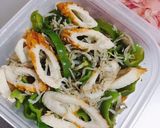 常備菜♥ピーマンちくわジャコの炒め作り方5写真