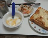 ★ひきわり納豆マヨチーズトースト　作り方4写真