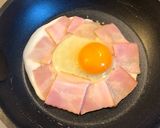目玉焼き丼作り方2写真