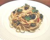 蕗の薹のオイル漬け パスタやリゾットに作り方6写真