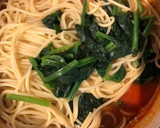 ベーコンとほうれん草のトマトソース作り方4写真