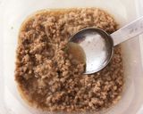 コンテナー容器で作る♡レンジで豚そぼろ丼作り方2写真