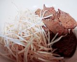 スタミナ♡レバニラ塩焼きそば作り方5写真