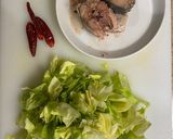 めっさ簡単 サバとキャベツのピリ辛パスタ作り方1写真