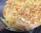 簡単小麦粉不使用モダン焼き　材料４つ作り方7写真