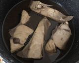 簡単で美味しいブリの昆布つゆ煮　ぶり鰤作り方3写真